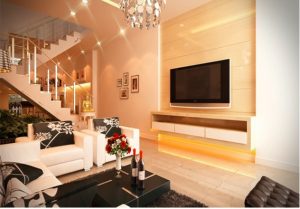 thiết kế phòng khách