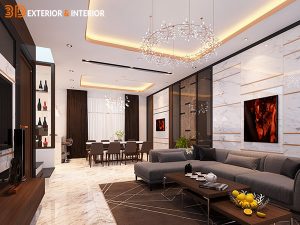 Mẫu thiết kế nội thất biệt thự Vinhomes Imperia hiện đại sang trọng 5