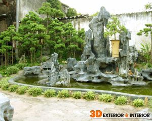 thiết kế thi công sân vườn