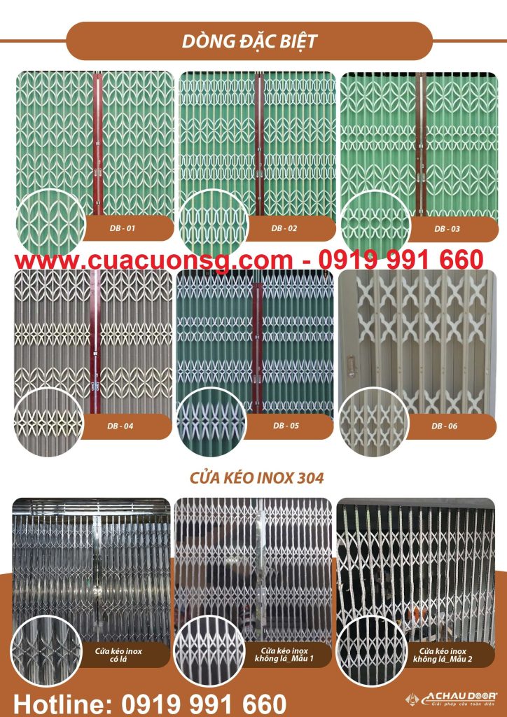 Catalogue cửa kéo Đài Loan cao cấp Á Châu 2023