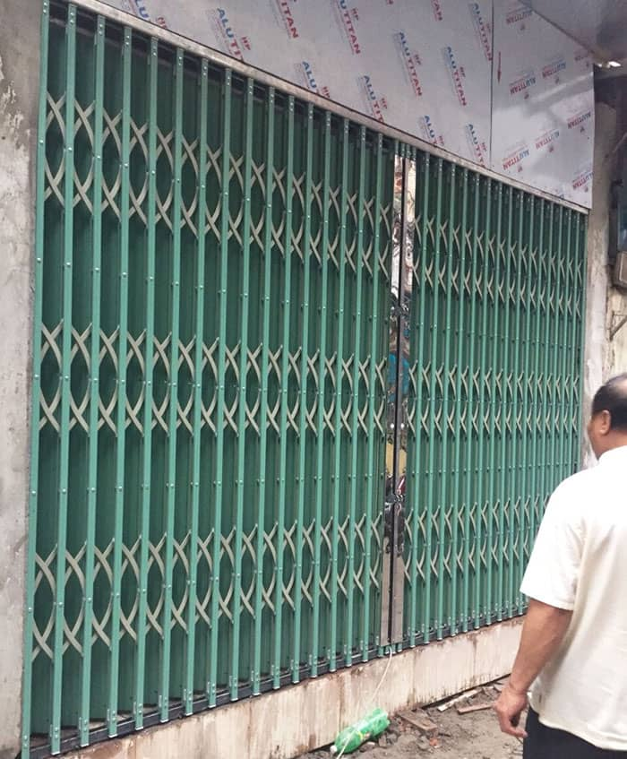 Công trình lắp cửa sắt kéo Đài Loan tại Đồng Nai