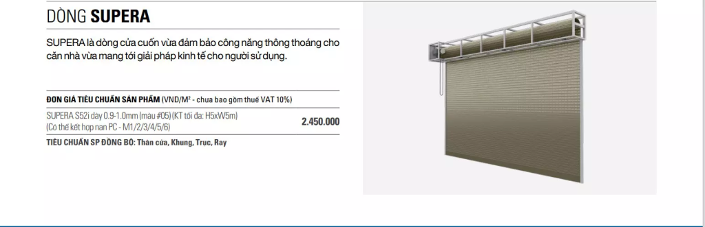 Cửa cuốn Austdoor