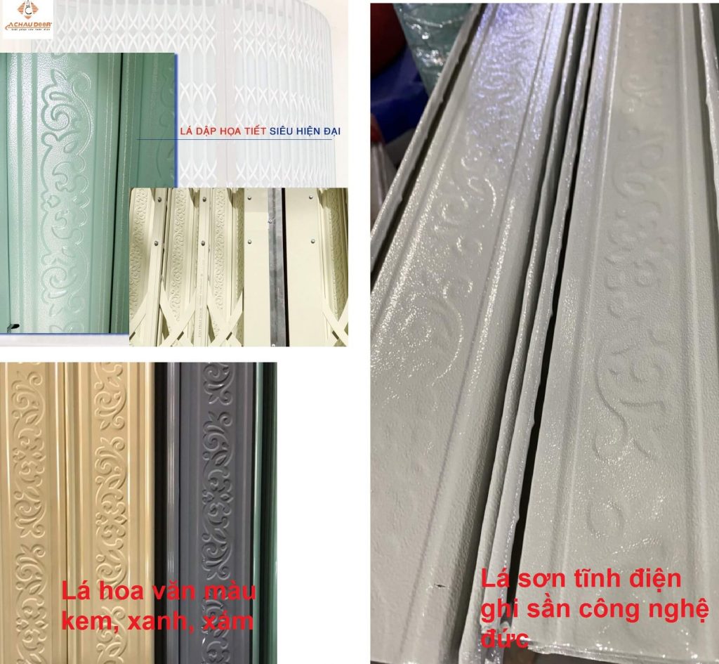 Lá cán hoa văn công nghệ mới, dày từ 2.6 - 3.5 dem