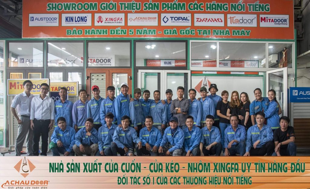Showroom cửa cuốn Á Châu Door