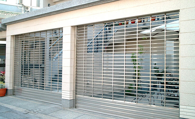 Cửa cuốn inox khớp thoáng Austdoor Cửa cuốn inox khớp thoáng Austdoor