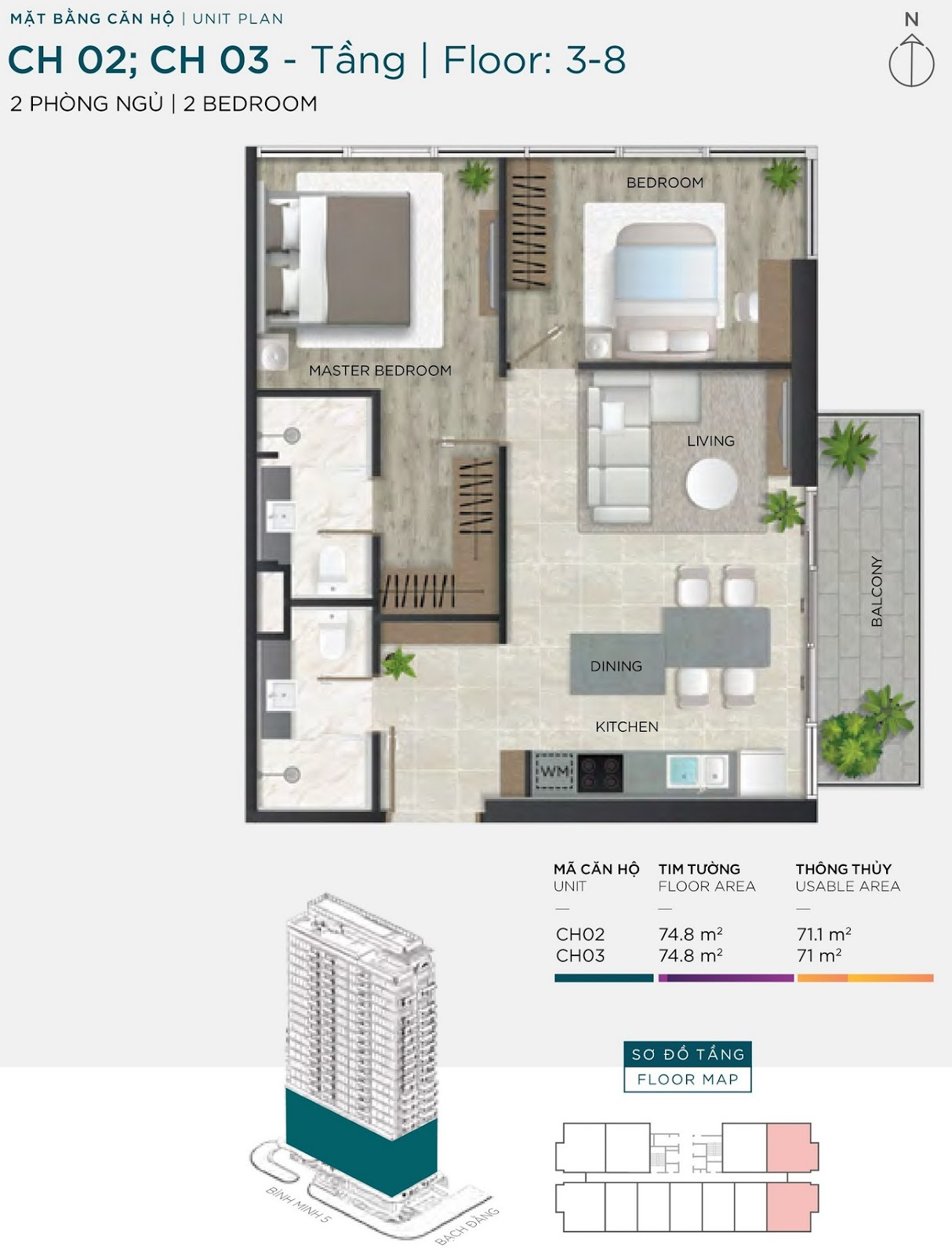 Thiết kế dự án căn hộ chung cư The Filmore Hải Châu Đường Bạch Đằng chủ đầu tư Filmore