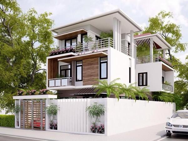 A building with trees around it Description automatically generated