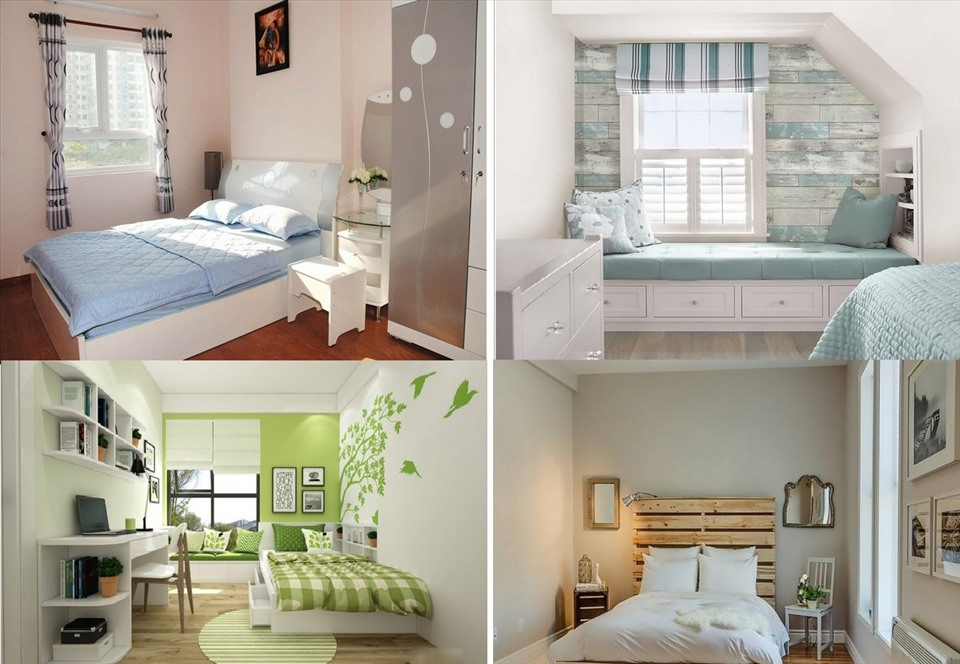 A collage of different rooms Description automatically generated