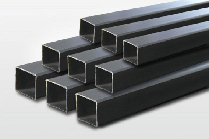 A group of rectangular metal pipes Description automatically generated