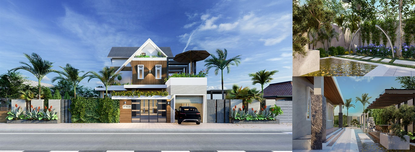 A house with a car parked on the side of the road Description automatically generated