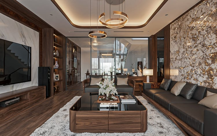 A living room with a couch and a coffee table Description automatically generated